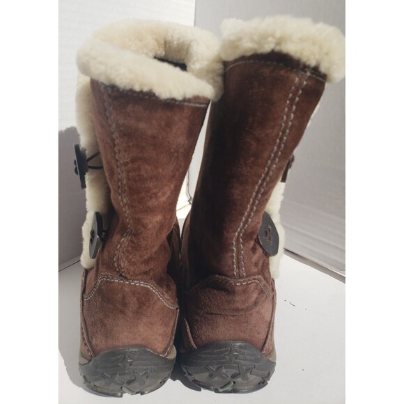 MERRELL SPIRIT TIBET YARRA CHESTNUT Polartec Winter Pull On Boots Women's Size 9 - Picture 7 of 16